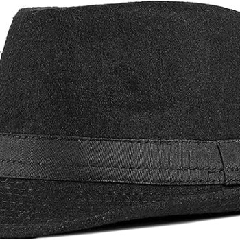 Kids-Felt-Fedora-Trilby-Gangster-Hat Toddler-Boys Panama Derby Manhattan Cuban Hat Jazz-Cap(Size 6 5/8 for 2-6T)
